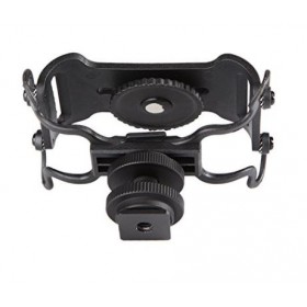 BOYA BY-C10 Universal Microphone and Portable Recorder Shock Mount - Fits the Zoom H4n, H5, H6, Tascam DR-40, DR-05, DR-07